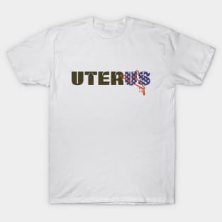 Uterus v hanger - Abortion rights - Roe v Vade - USA pro choice - liberal feminist T-Shirt